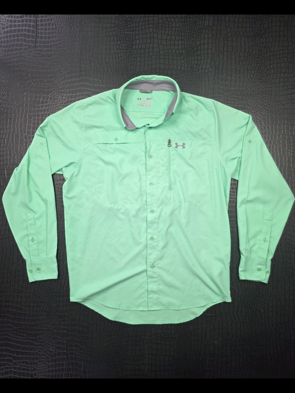 Under Armour Tide Chaser Performance Fishing Shirt Size Small